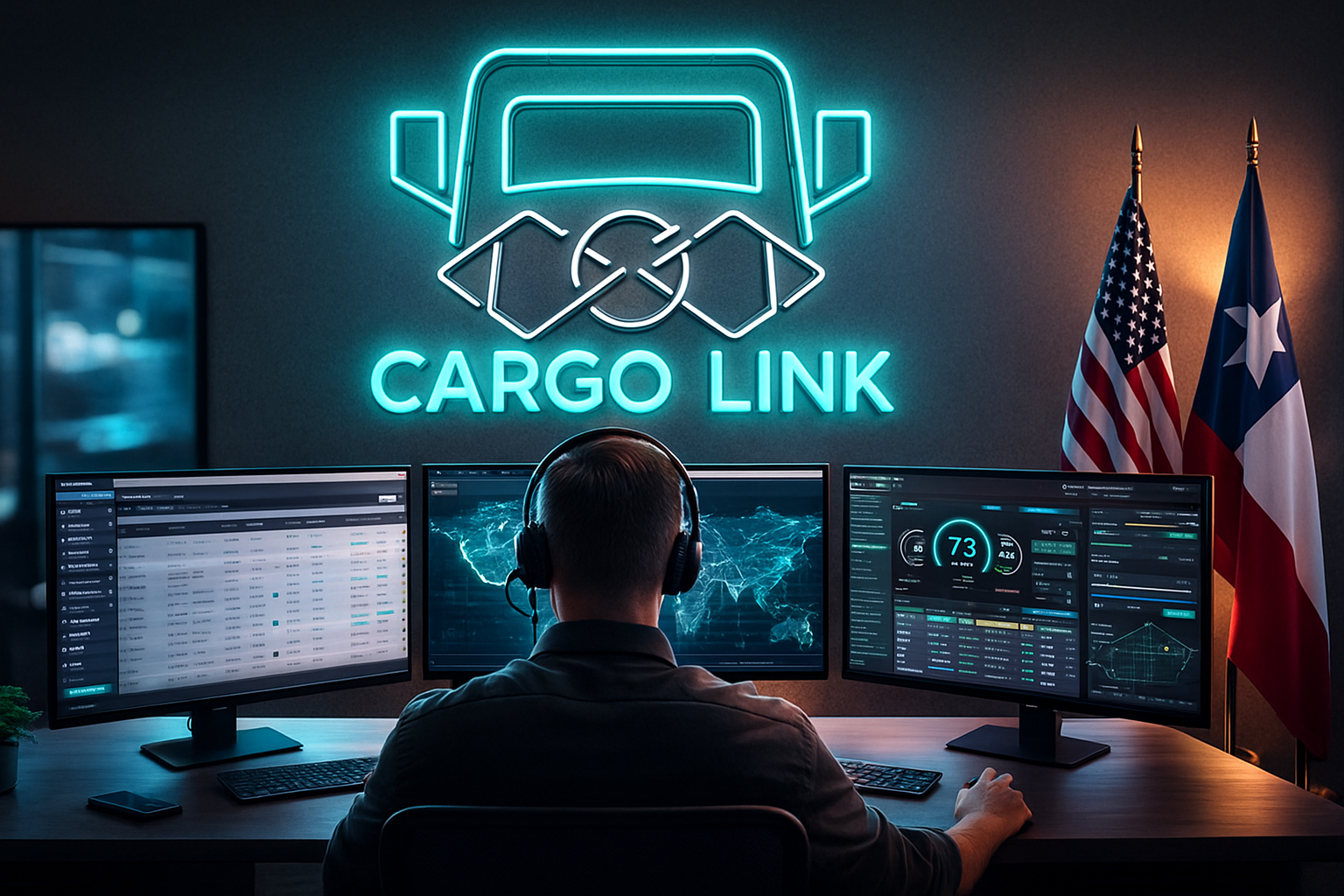 American hotshot dispatching service for CDL-A and CDL-B owner-operators by CARGO LINK LLC™